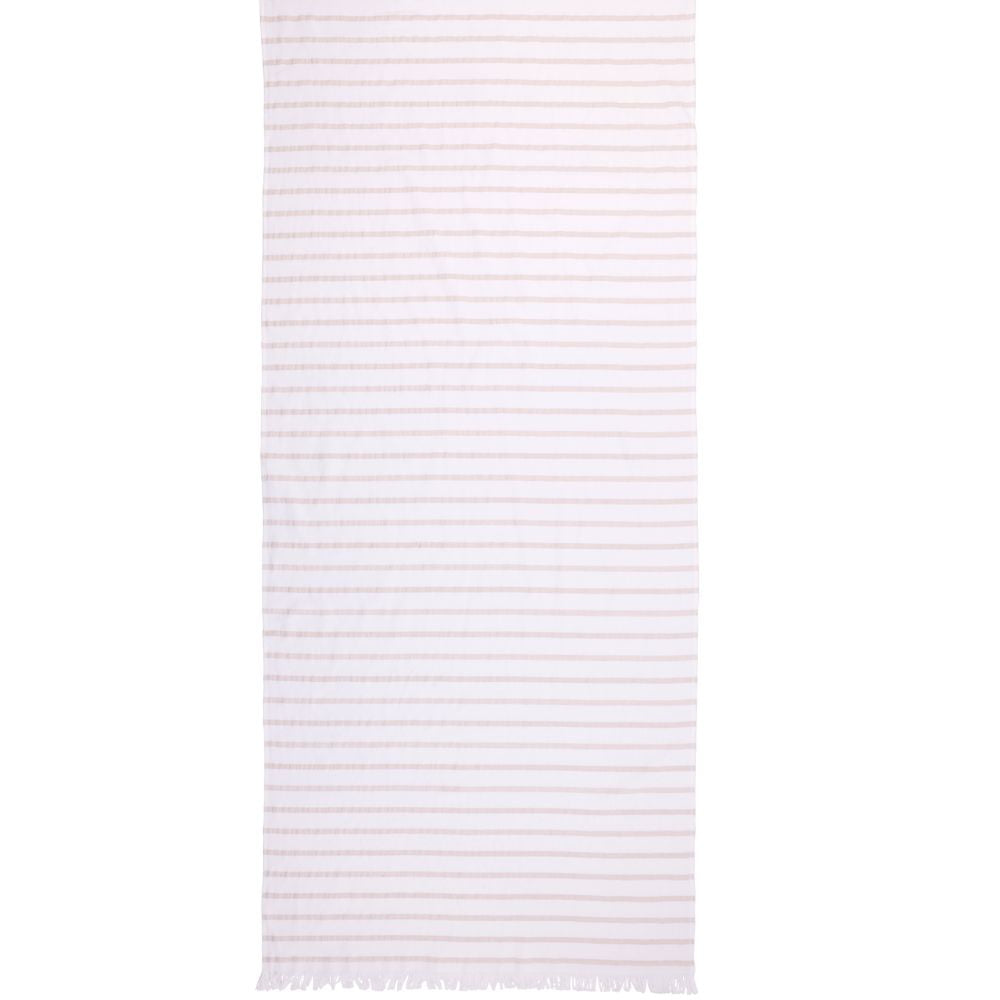 Hamam handdoek | Sand Beige Stripes | Bath Collection | Ilse Jacobsen