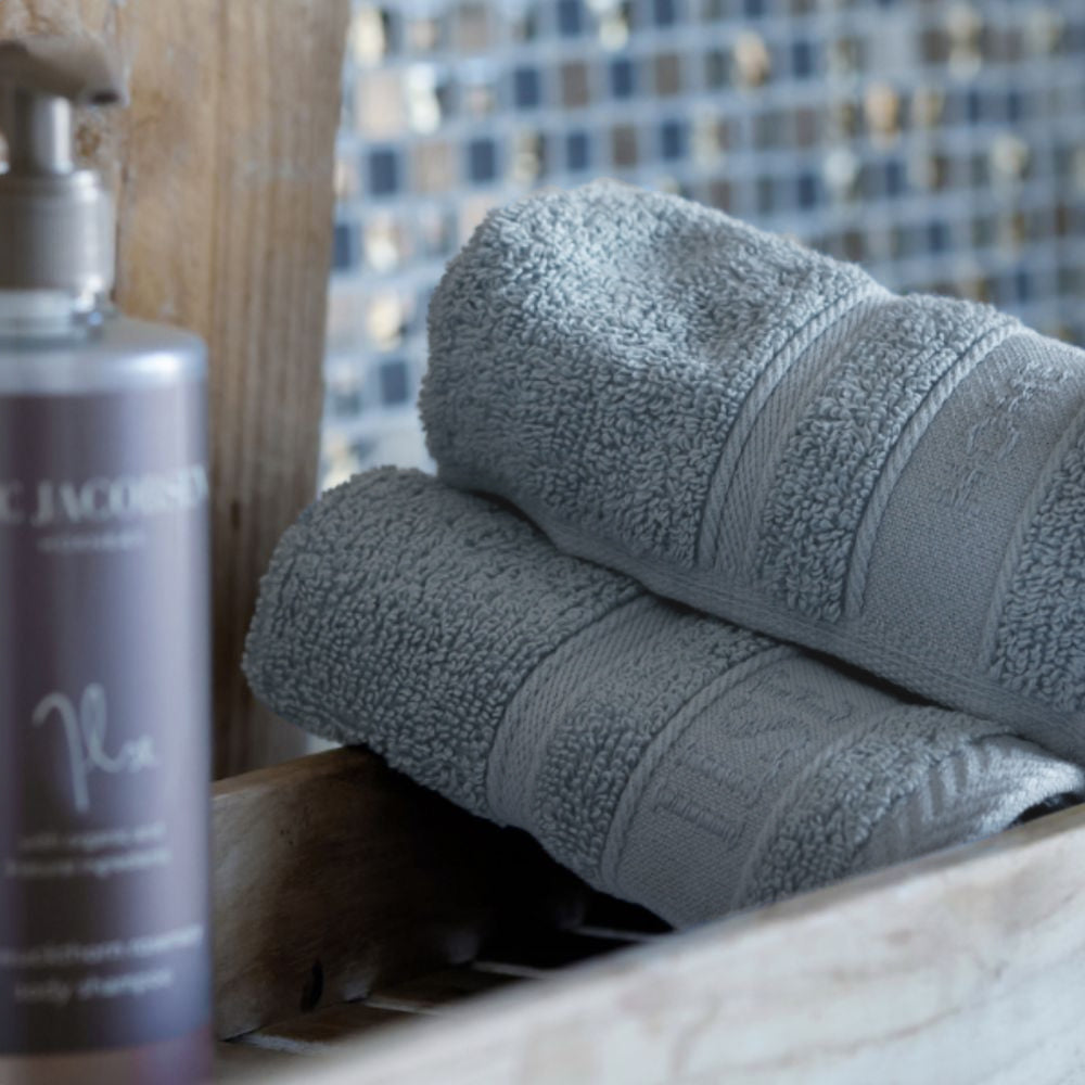 Gezichtshanddoek - Set van 4 stuks | Powder Blue | Bath Collection | Ilse Jacobsen