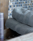 Gezichtshanddoek - Set van 4 stuks | Powder Blue | Bath Collection | Ilse Jacobsen