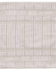 Gezichtshanddoek - Set van 4 stuks | Sand Beige Stripes | Bath Collection | Ilse Jacobsen