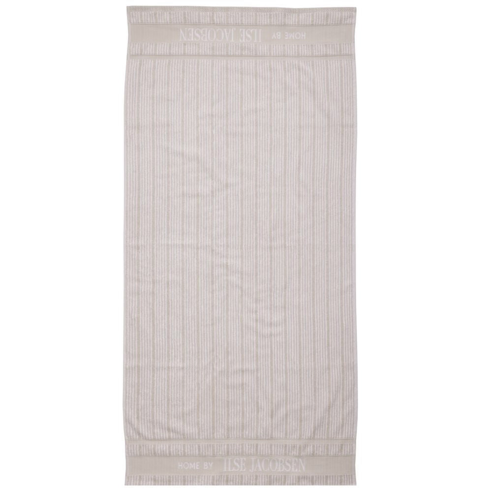 Badhanddoek | Sand Beige Stripes | Bath Collection | Ilse Jacobsen