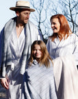 Badhanddoek | Sand Beige Stripes | Bath Collection | Ilse Jacobsen
