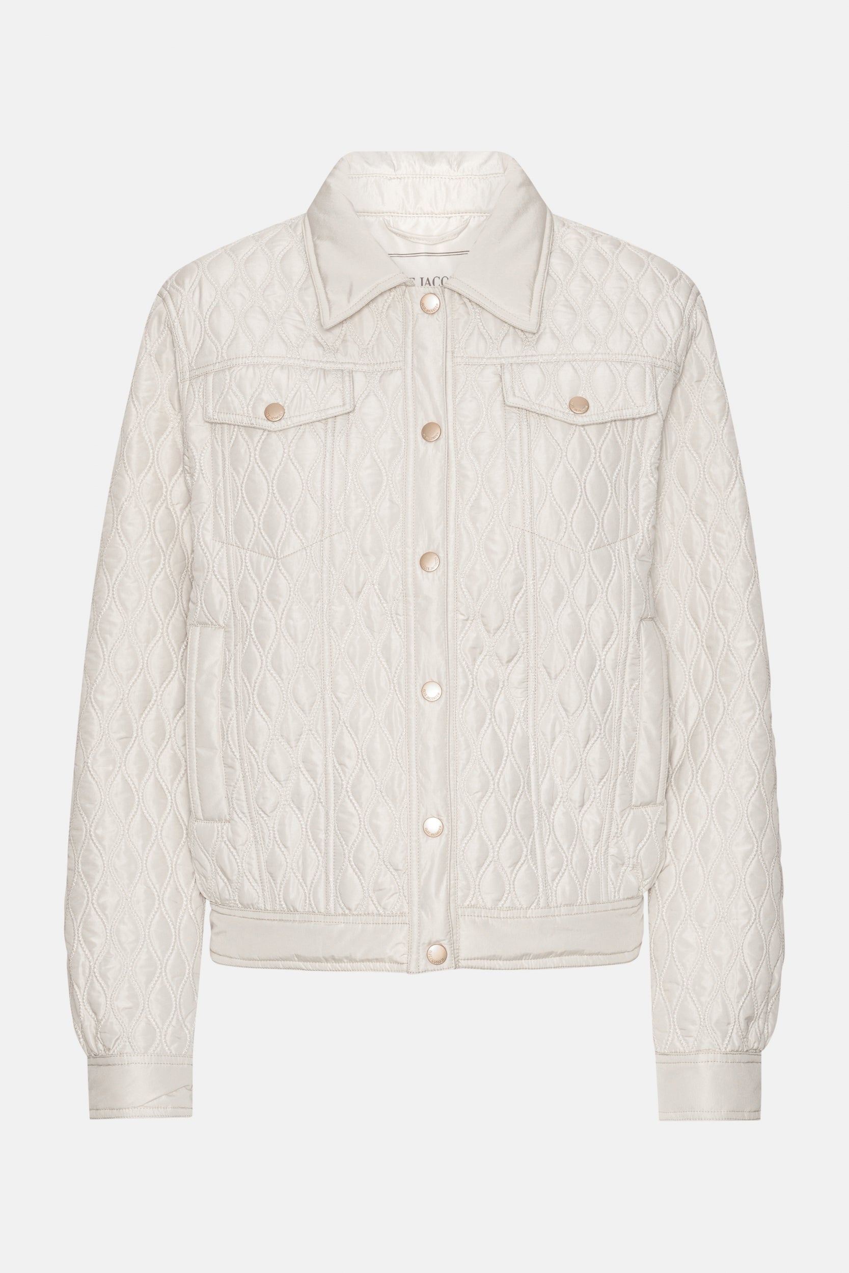 Gewatteerde Jas ALLY03 | Milk Creme | Jacket | Ilse Jacobsen