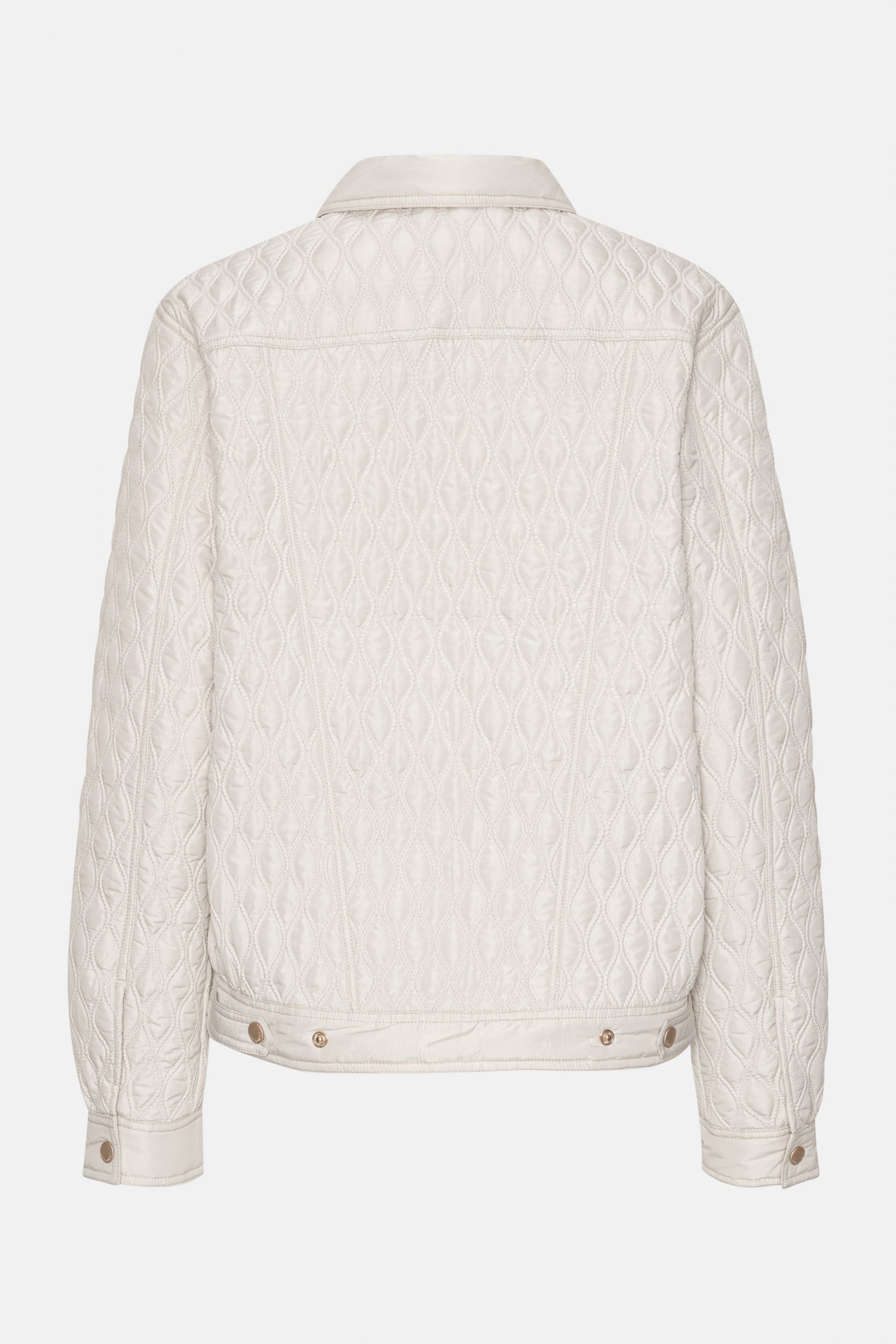 Gewatteerde Jas ALLY03 | Milk Creme | Jacket | Ilse Jacobsen