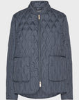 Korte Gewatteerde Jas AROS06 | Ombre Blue | Jacket | Ilse Jacobsen