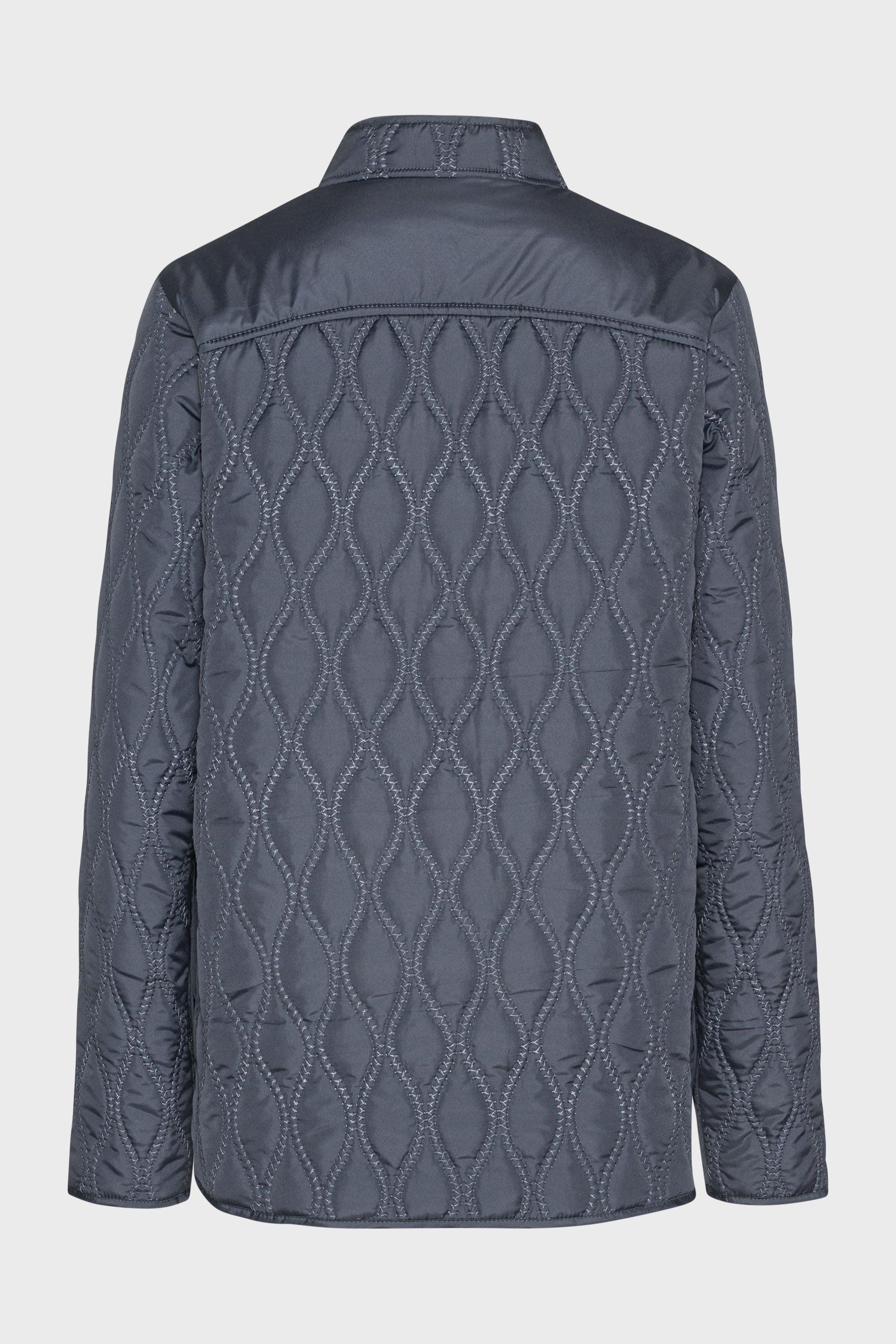 Korte Gewatteerde Jas AROS06 | Ombre Blue | Jacket | Ilse Jacobsen