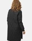 Gewatteerde jas ART06 | Black | Coat | Ilse Jacobsen