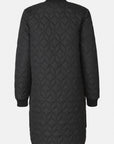 Gewatteerde jas ART06 | Black | Coat | Ilse Jacobsen
