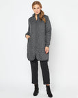 Gewatteerde jas ART06 - 033 Dark Shadow | Dark Shadow | Coat | Ilse Jacobsen