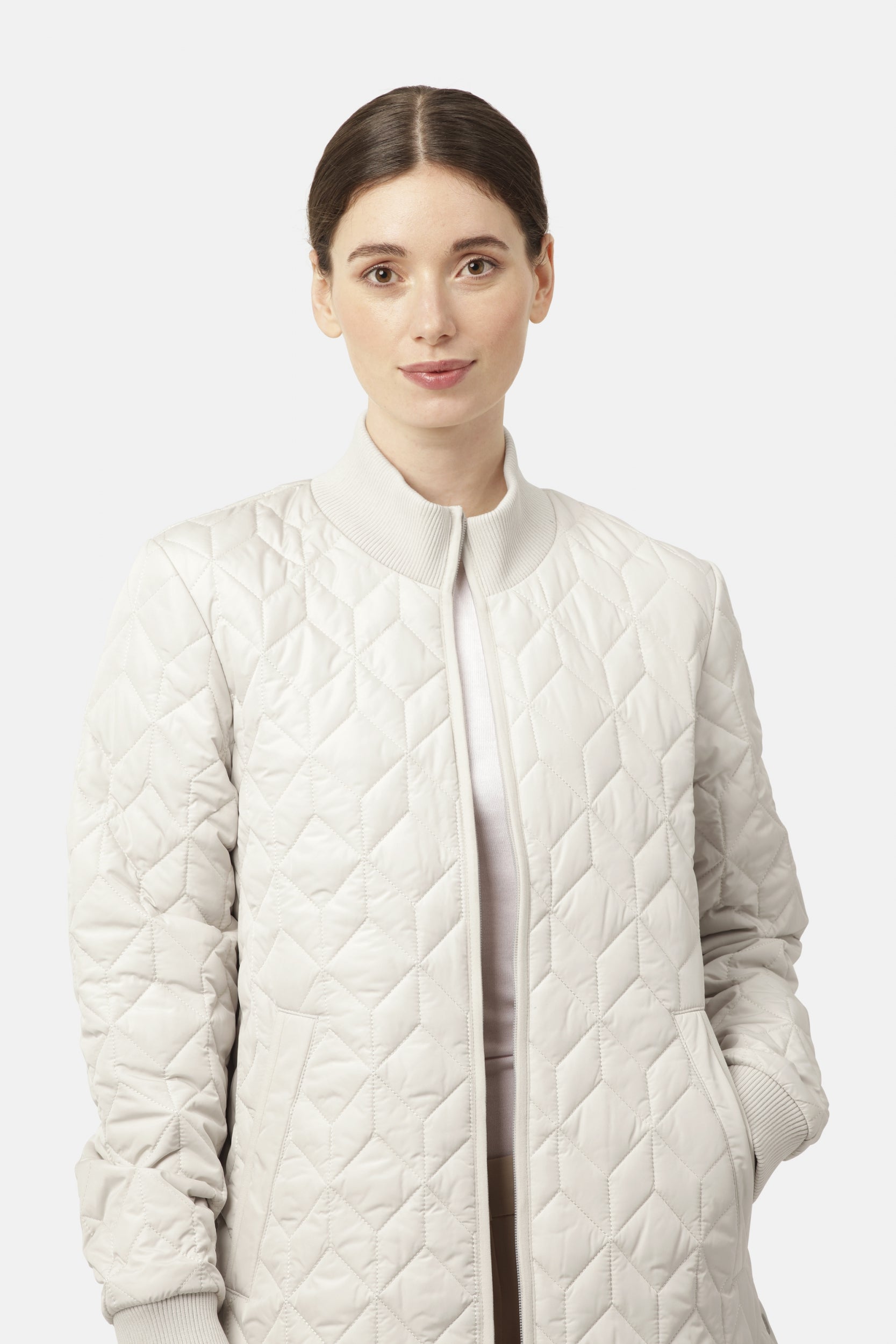 Gewatteerde jas ART06 | Kit | Coat | Ilse Jacobsen
