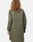 Gewatteerde jas ART06 | Army | Coat | Ilse Jacobsen