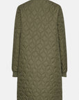 Gewatteerde jas ART06 | Army | Coat | Ilse Jacobsen