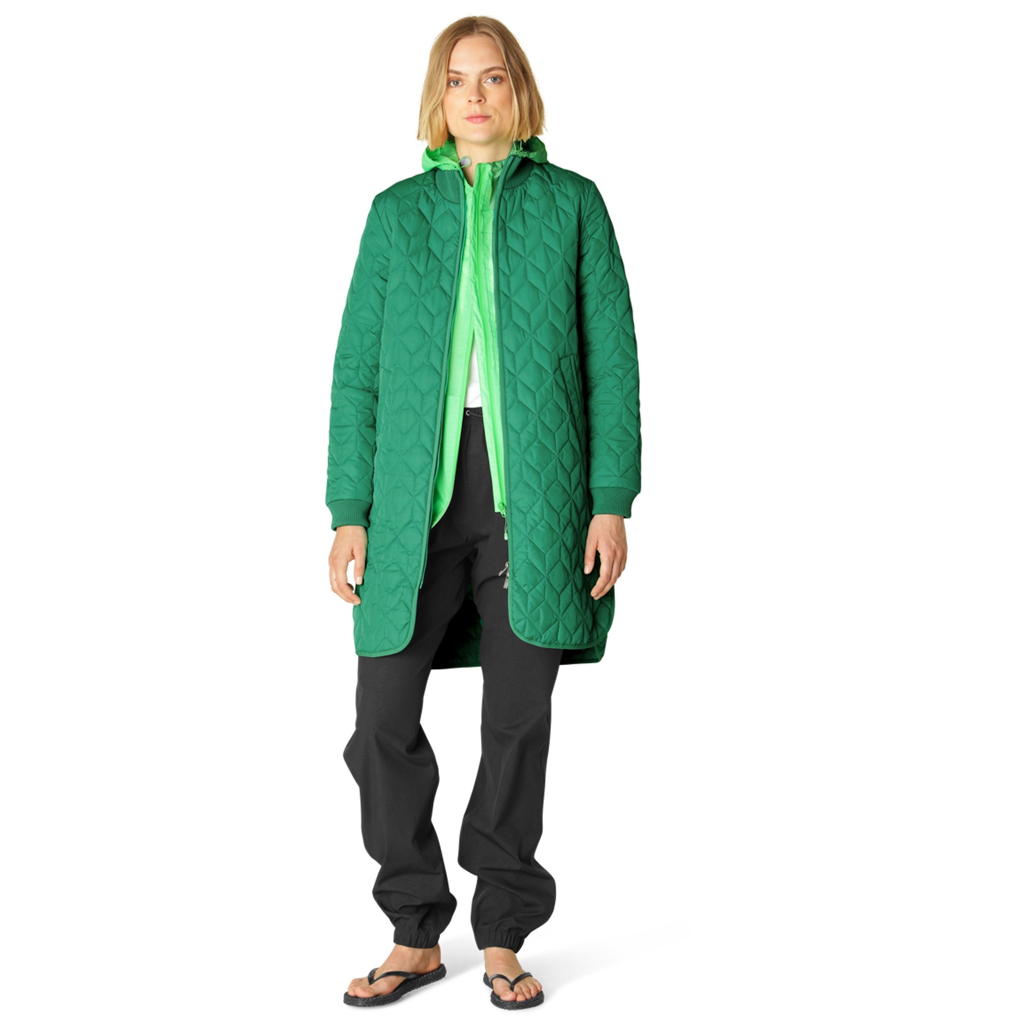 Gewatteerde Jas ART06 | Sea Plant | Coat | Ilse Jacobsen