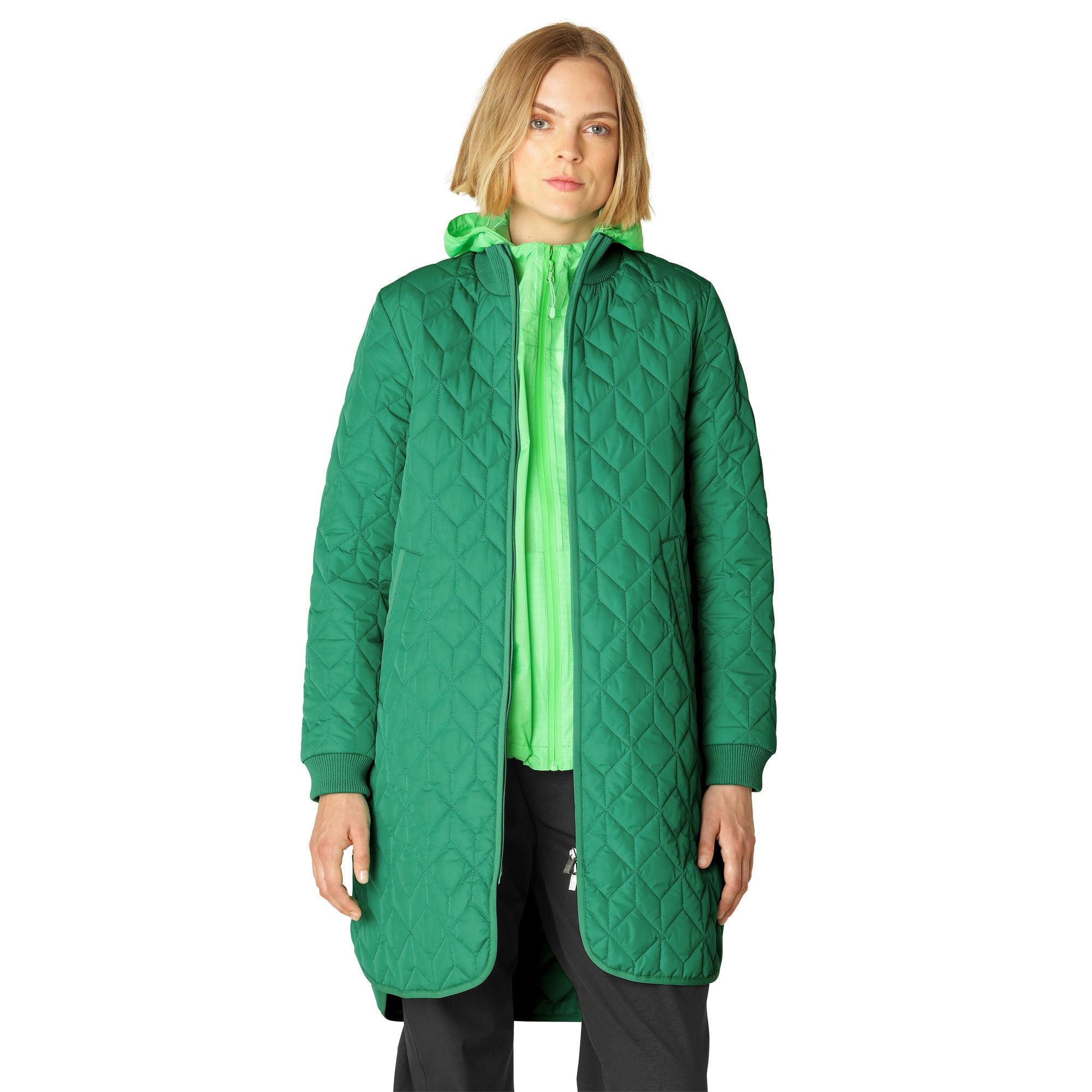 Gewatteerde Jas ART06 | Sea Plant | Coat | Ilse Jacobsen
