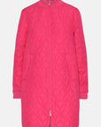 Gewatteerde Jas ART06 - 917 Magenta | Magenta | Coat | Ilse Jacobsen