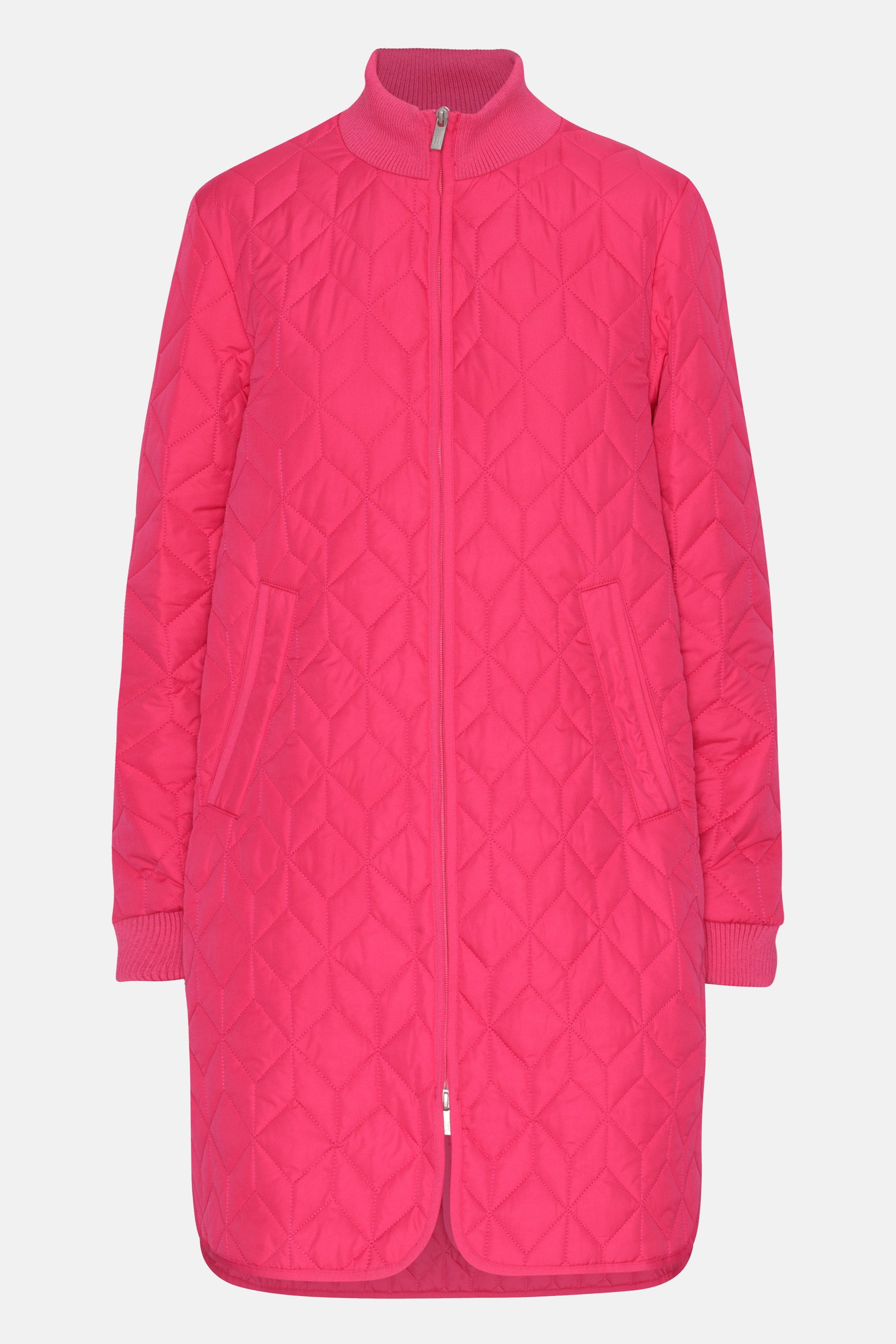 Gewatteerde Jas ART06 | Magenta | Coat | Ilse Jacobsen