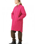 Gewatteerde Jas ART06 - 917 Magenta | Magenta | Coat | Ilse Jacobsen