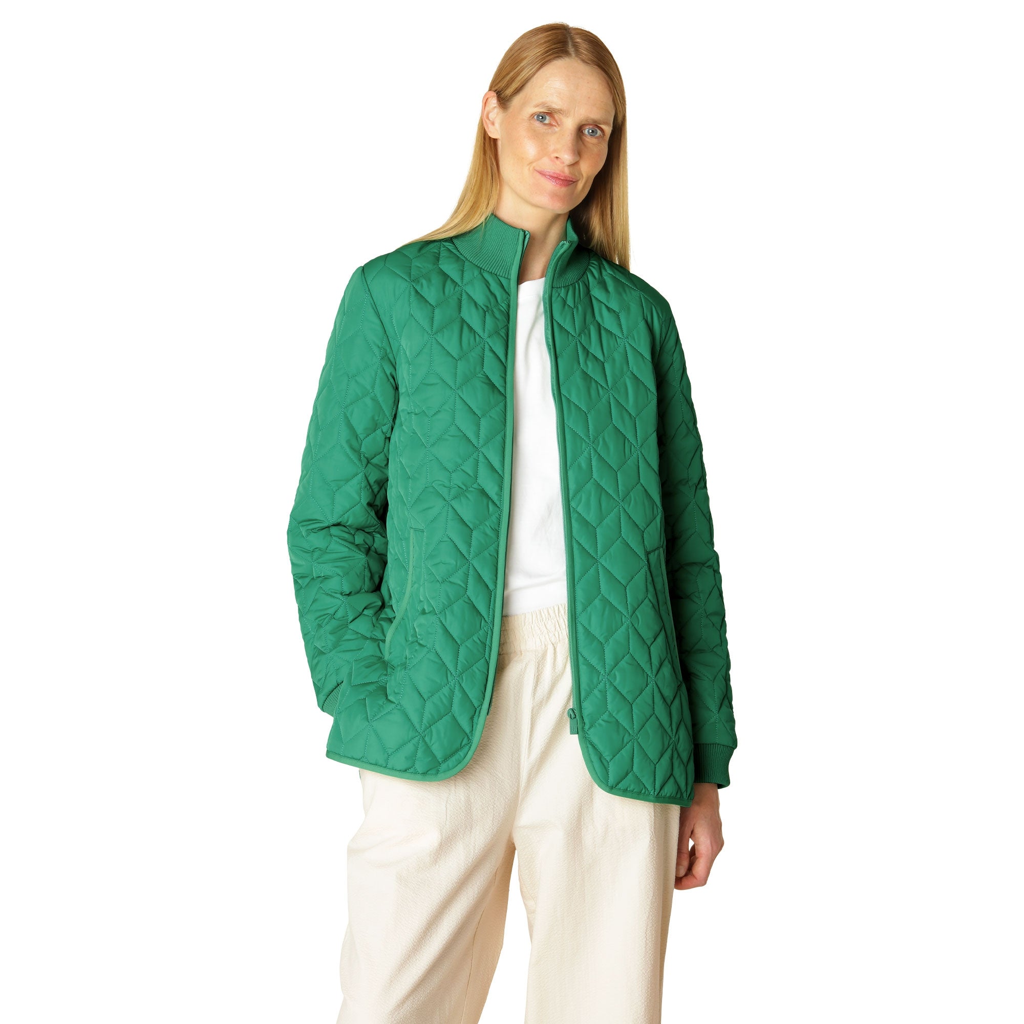 Gewatteerde Jas ART40 | Sea Plant | Coat | Ilse Jacobsen