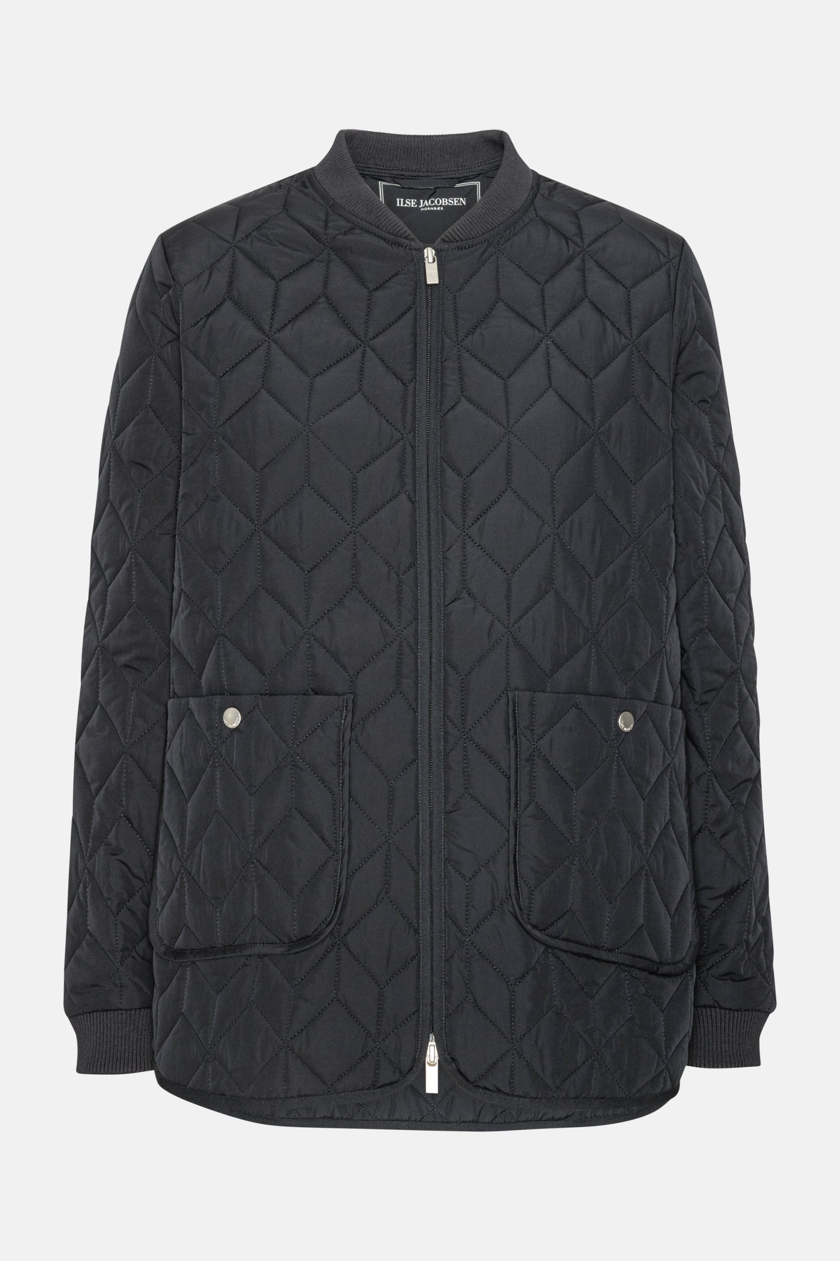 Gewatteerde Tussenjas ART45 | Dark Indigo | Jacket | Ilse Jacobsen