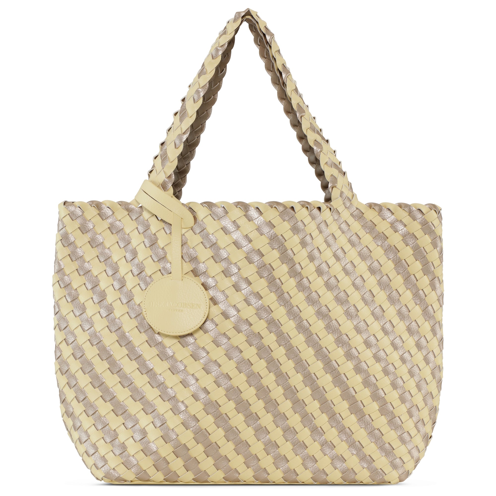 Reversible Tote bag BAG06C | Double Cream Platin | Bag | Ilse Jacobsen