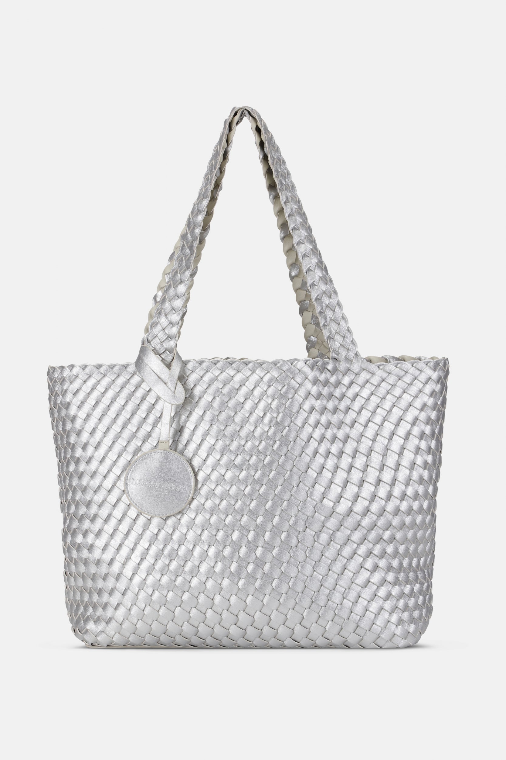 Reversible Tote bag BAG06C | Milk Cream Silver | Bag | Ilse Jacobsen