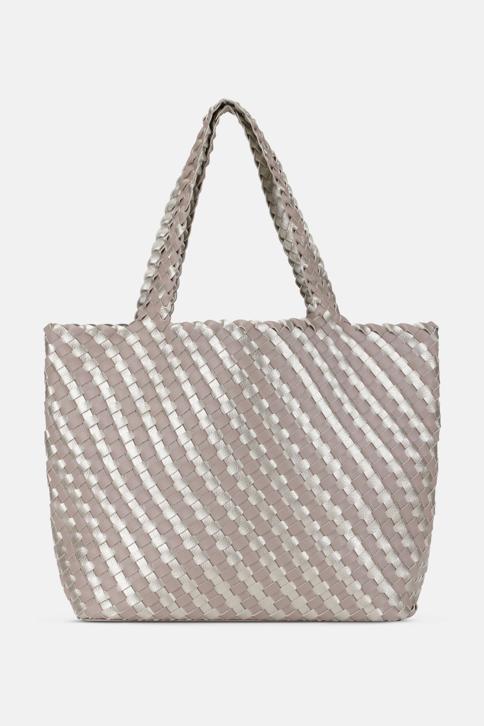 Reversible Tote bag BAG06C | Atmosphere Platin | Bag | Ilse Jacobsen