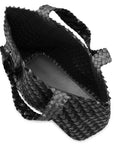 Reversible Tote bag BAG06C - 1718 Black Gun metal | Black metal | Bag | Ilse Jacobsen