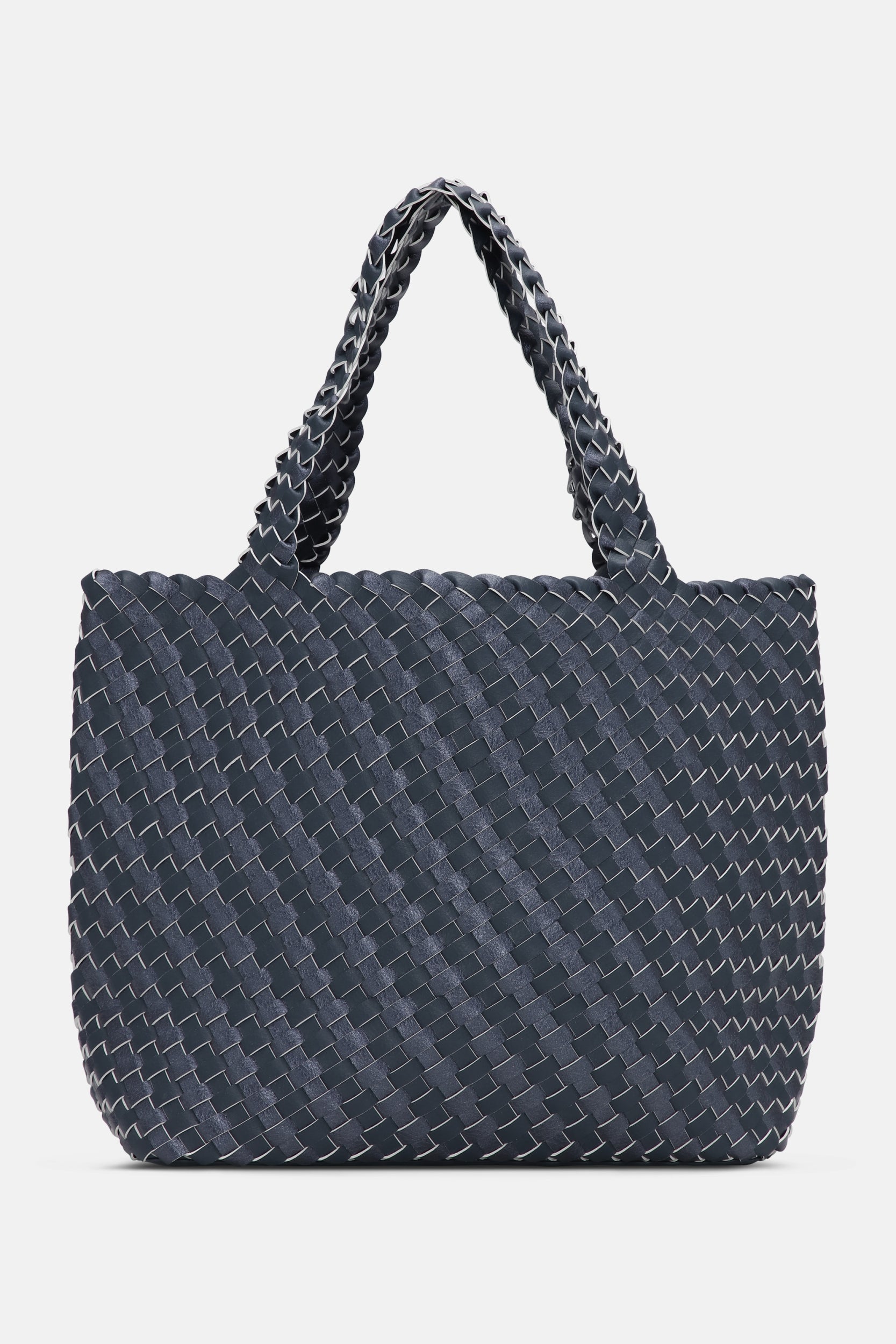 Reversible Tote Bag BAG06C | Ombre Blue Metallic Ombre Blue | Bag | Ilse Jacobsen