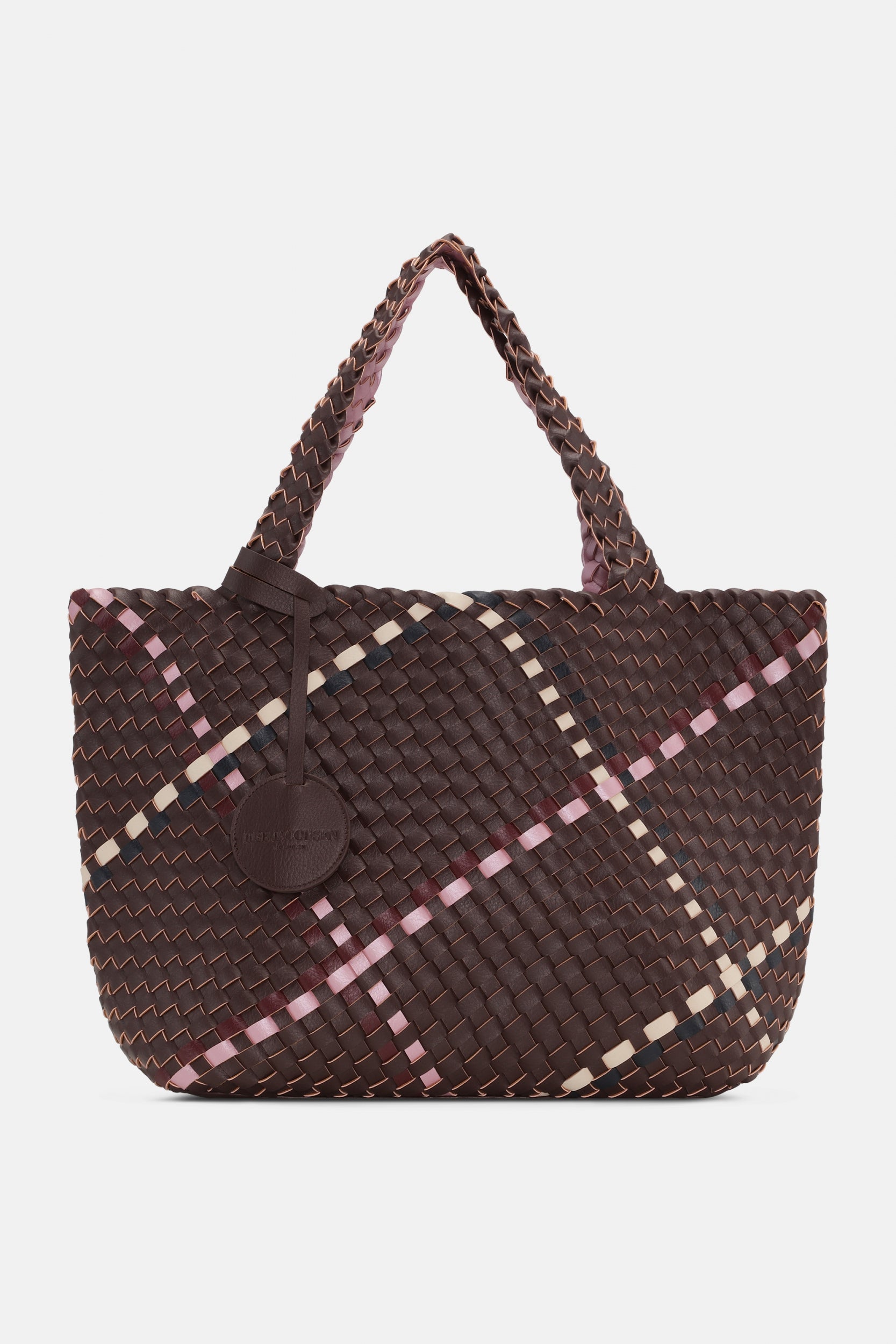 Reversible Tote Bag BAG06D | Ebony Rosy Pink | Bag | Ilse Jacobsen