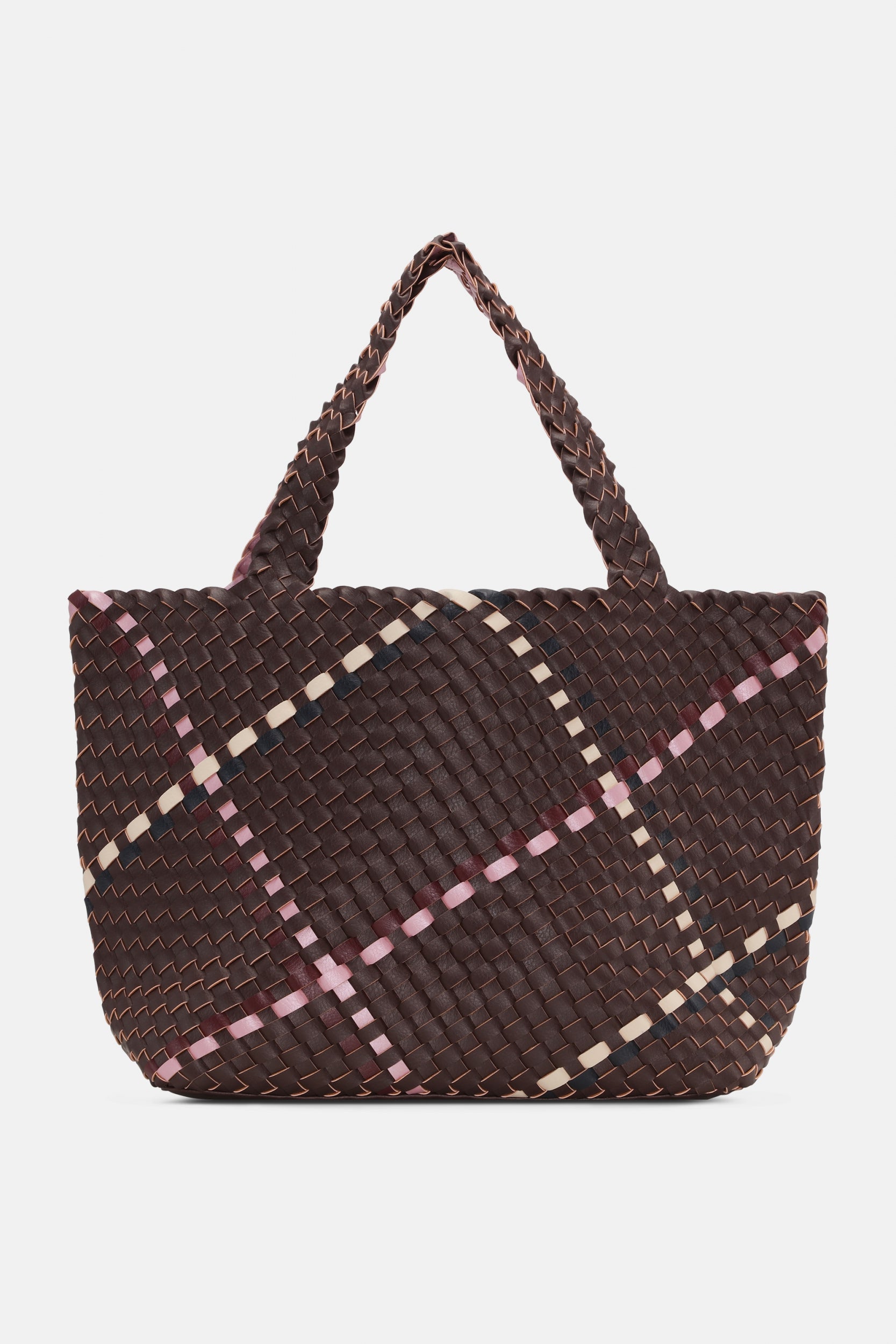 Reversible Tote Bag BAG06D | Ebony Rosy Pink | Bag | Ilse Jacobsen