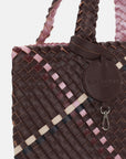 Reversible Tote Bag BAG06D | Ebony Rosy Pink | Bag | Ilse Jacobsen