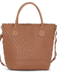 Reversible Tote Bag BAG08TOTE | Burnt Caramel Metallic Brown | Bag | Ilse Jacobsen