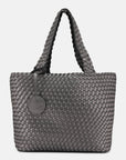 Reversible Tote bag BAG08 M | Black metal | Bag | Ilse Jacobsen