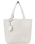 Reversible Tote bag BAG08 M - 100710 White Silver | White Silver | Bag | Ilse Jacobsen