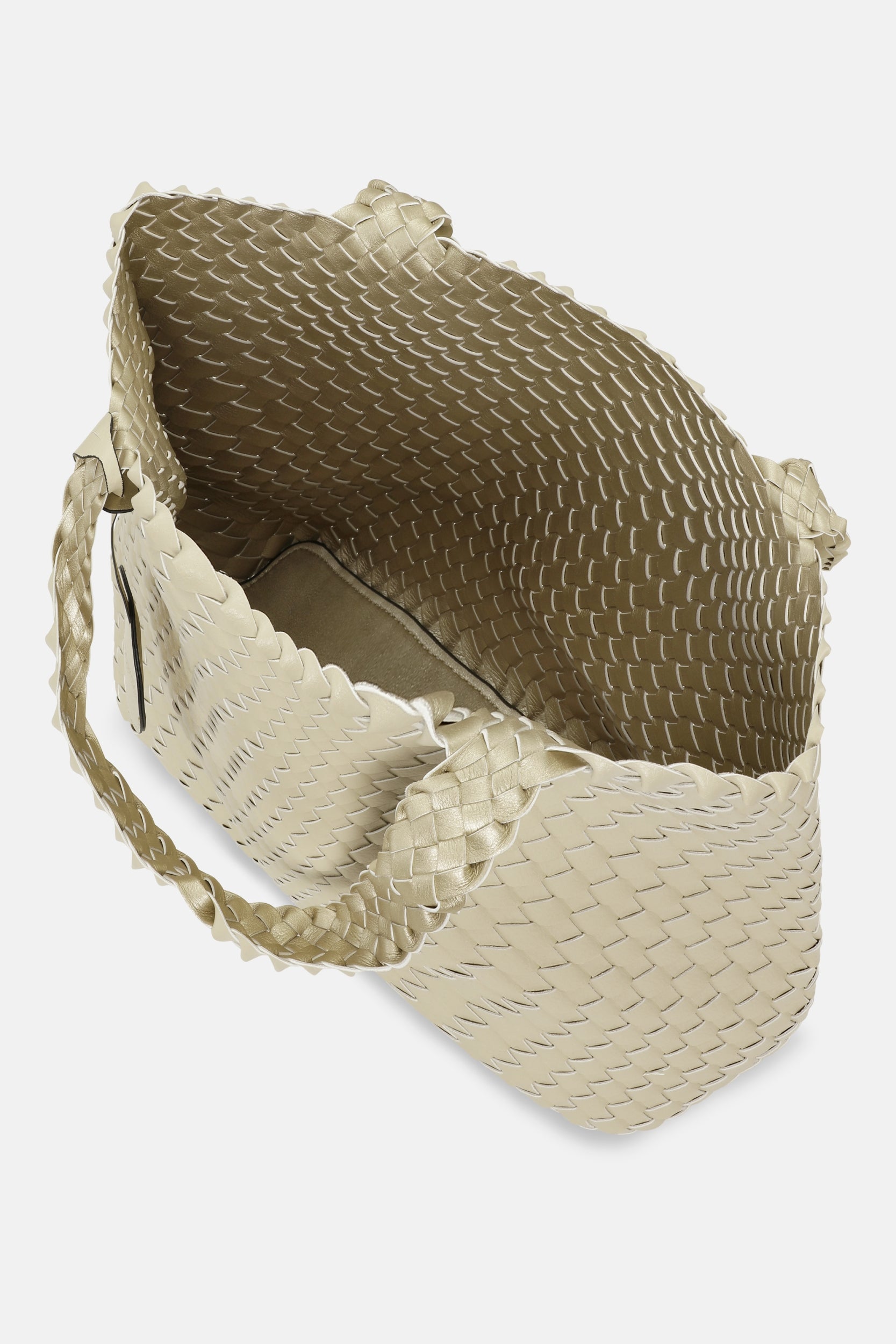 Reversible Tote bag BAG08 M | Ivory Platin | Bag | Ilse Jacobsen