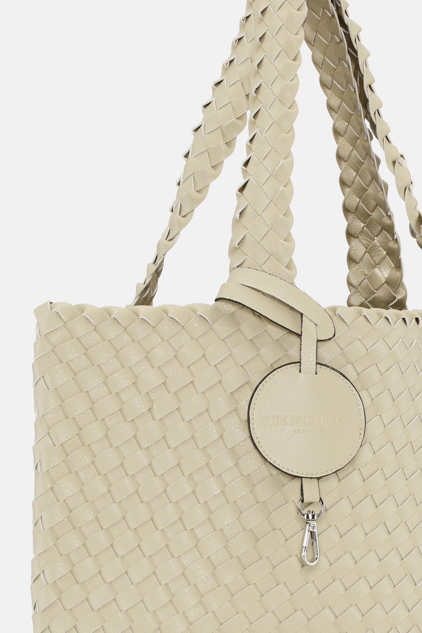 Reversible Tote bag BAG08 M | Ivory Platin | Bag | Ilse Jacobsen