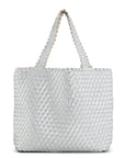 Reversible Tote Bag BAG08 M - 104710 Egg White Silver | Egg White Silver | Bag | Ilse Jacobsen