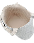Reversible Tote Bag BAG08 M - 104710 Egg White Silver | Egg White Silver | Bag | Ilse Jacobsen