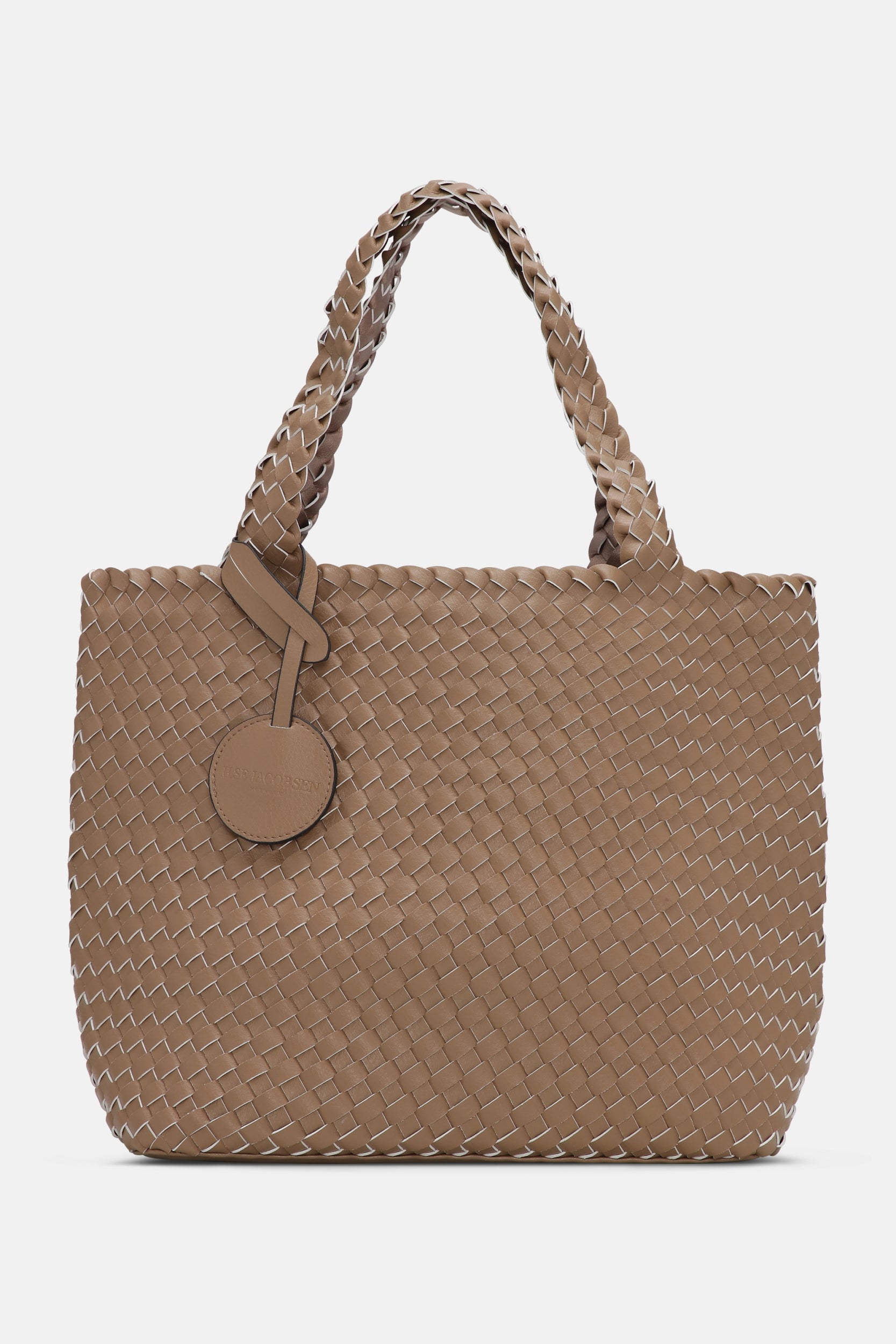 Reversible Tote Bag BAG08 M | Mocca Metallic Mocca | Bag | Ilse Jacobsen