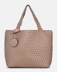 Reversible Tote Bag BAG08 M - 248728 Mocca Metallic | Mocca Metallic Mocca | Bag | Ilse Jacobsen