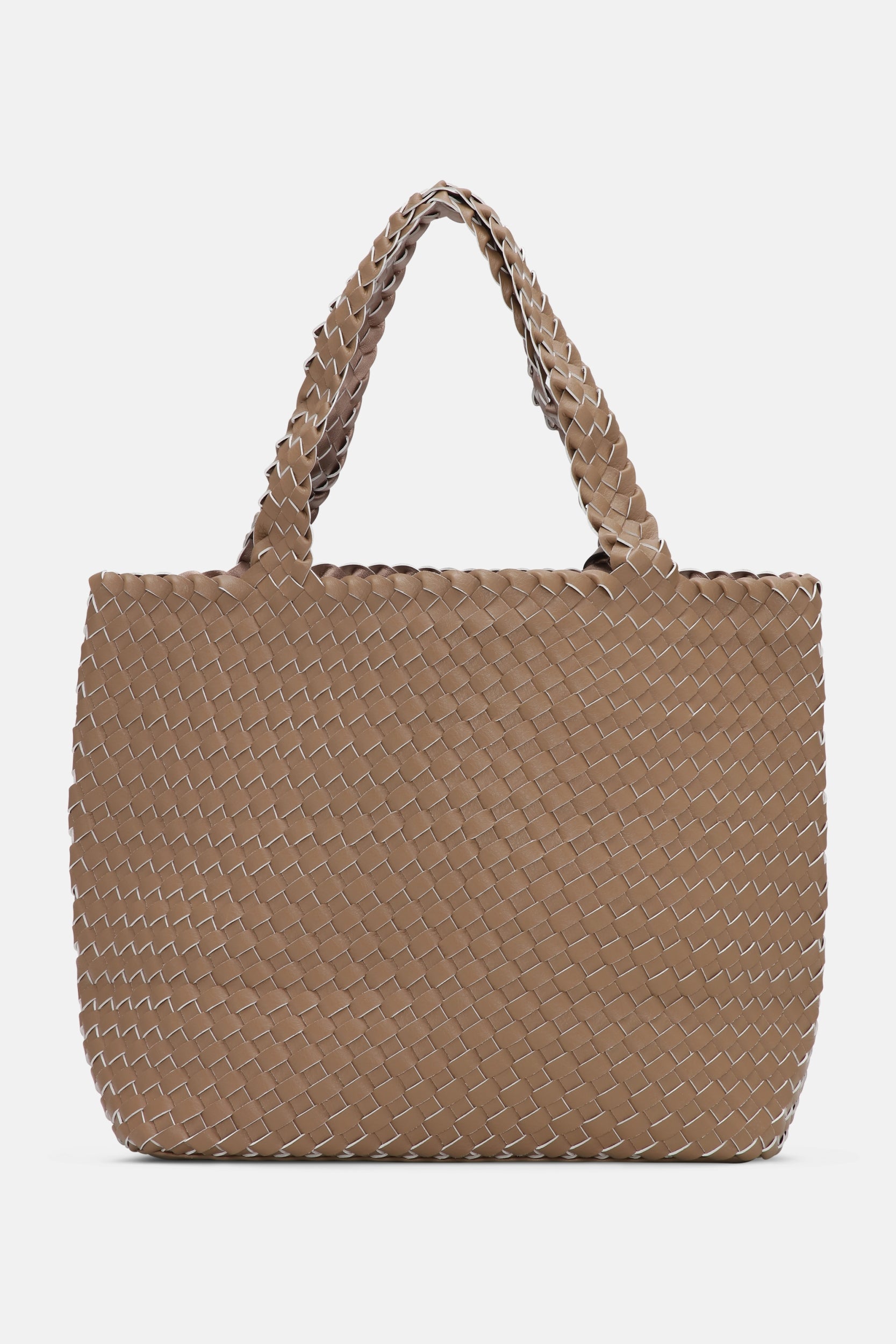 Reversible Tote bag BAG08 M | Mocca Metallic Mocca | Bag | Ilse Jacobsen