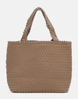 Reversible Tote Bag BAG08 M - 248728 Mocca Metallic | Mocca Metallic Mocca | Bag | Ilse Jacobsen