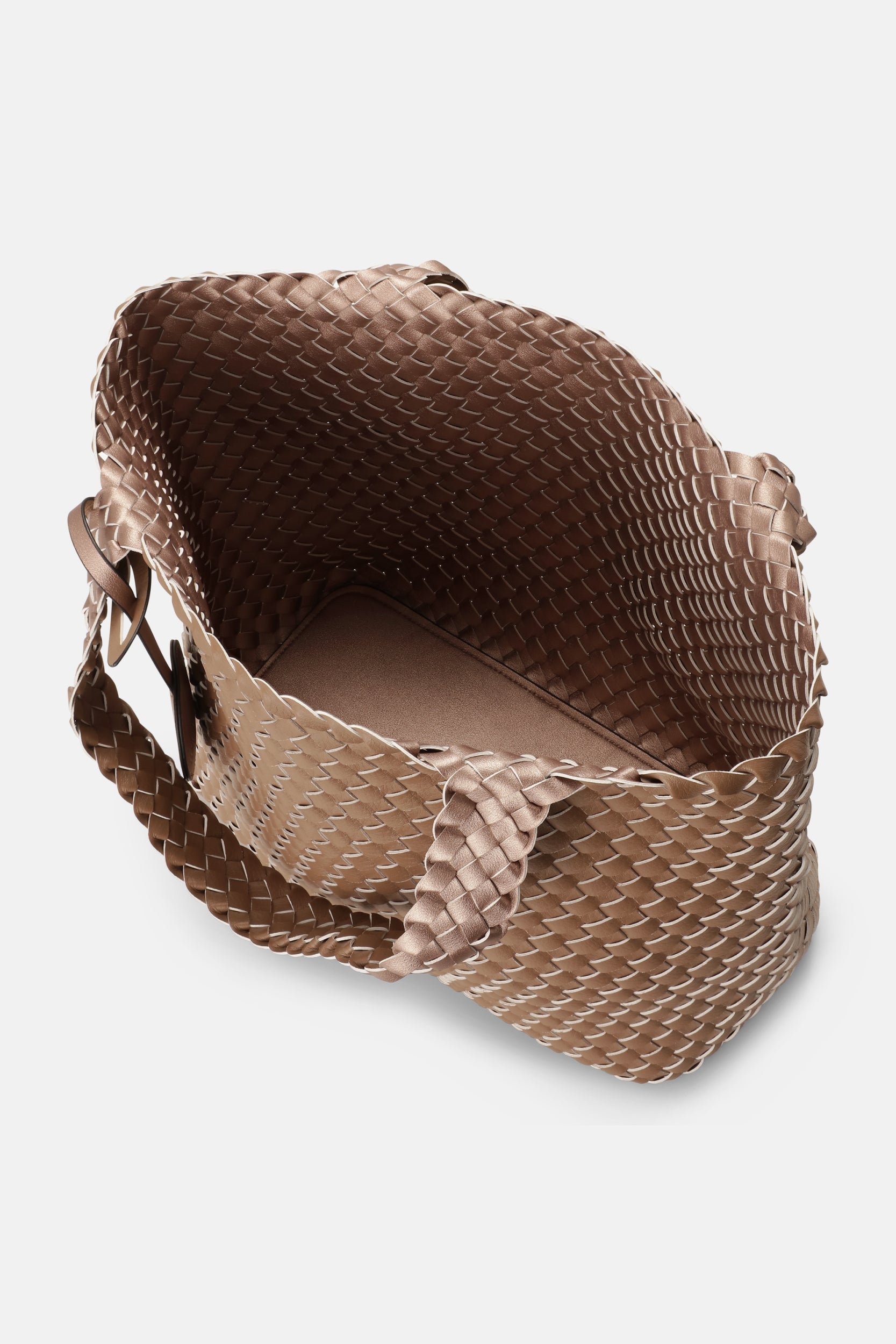 Reversible Tote bag BAG08 M | Mocca Metallic Mocca | Bag | Ilse Jacobsen