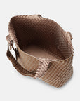 Reversible Tote Bag BAG08 M - 248728 Mocca Metallic | Mocca Metallic Mocca | Bag | Ilse Jacobsen