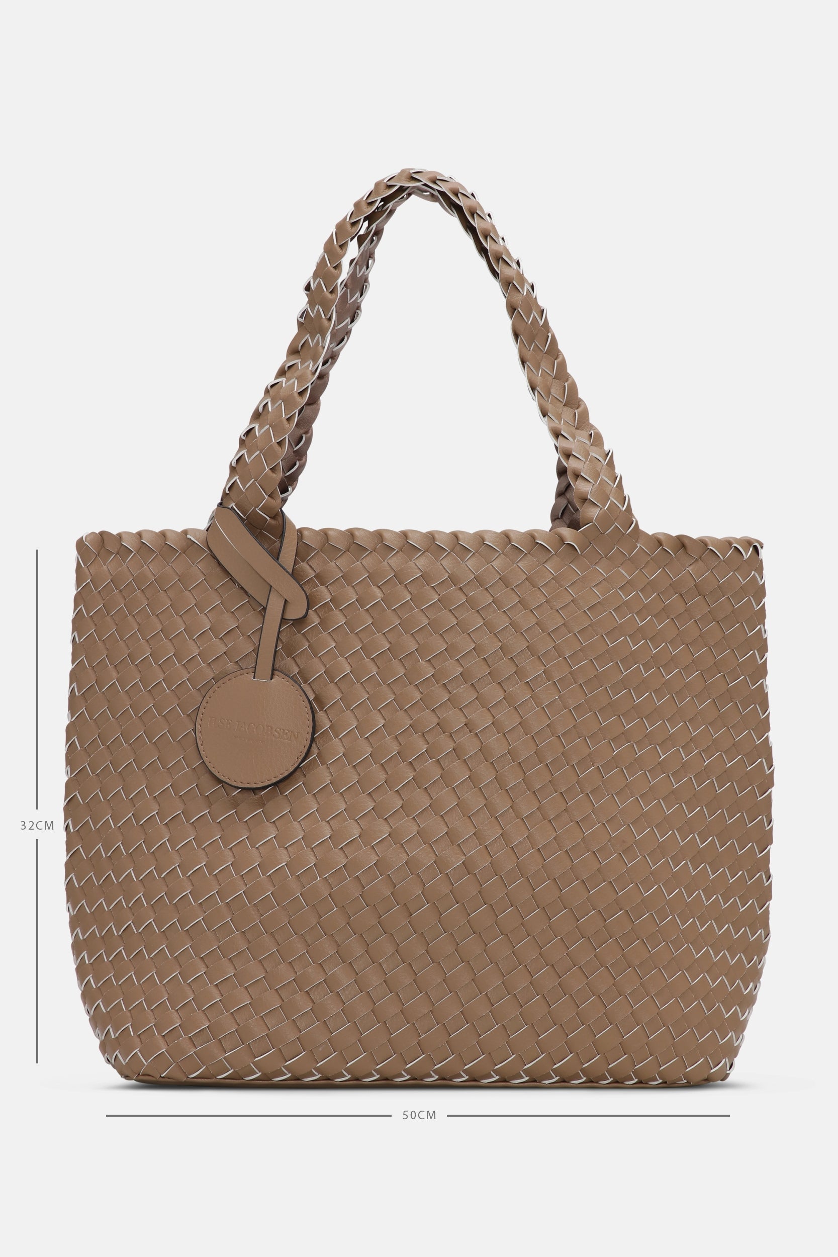 Reversible Tote Bag BAG08 M | Mocca Metallic Mocca | Bag | Ilse Jacobsen