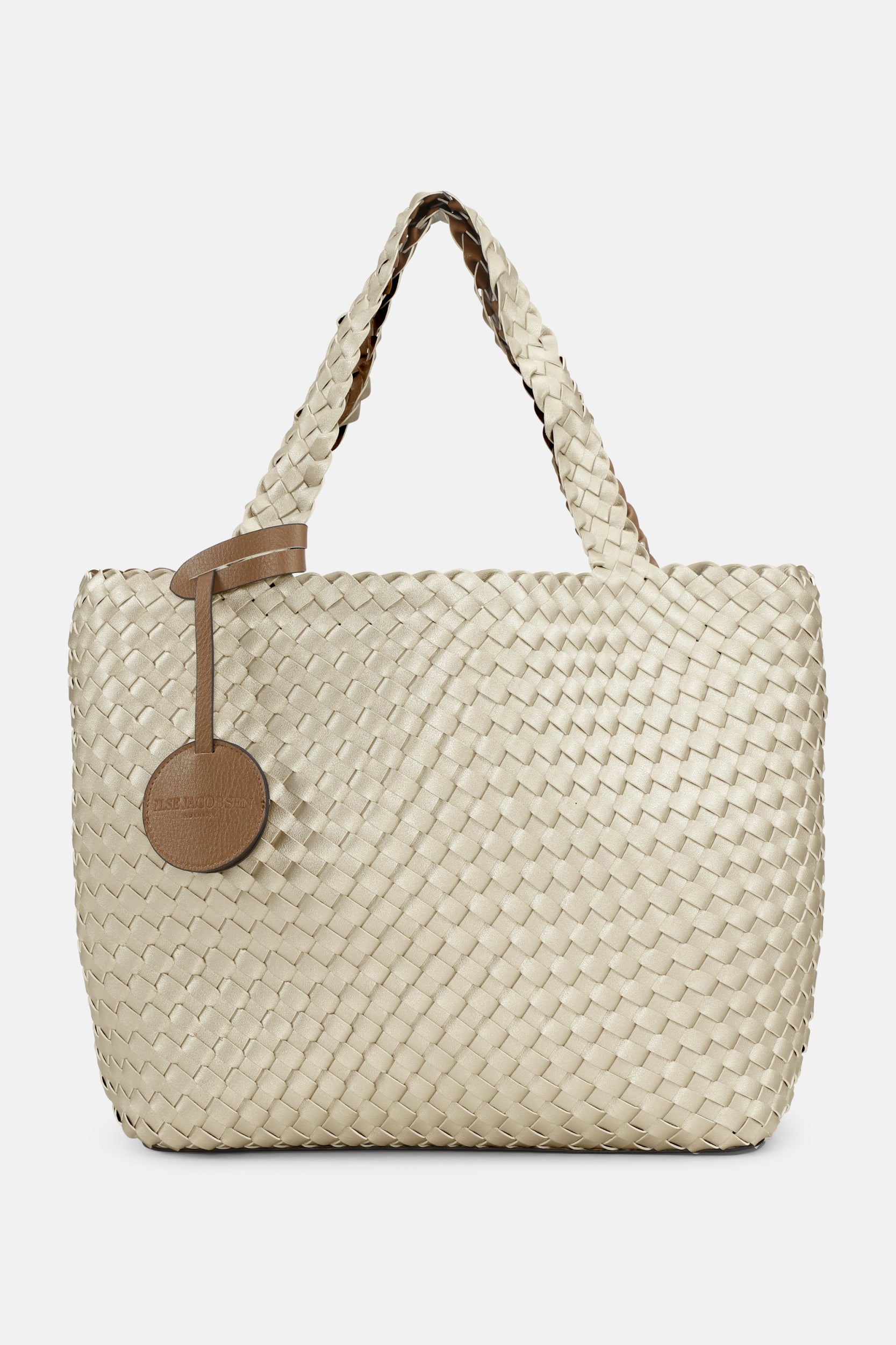 Reversible Tote bag BAG08 M | Goldy Sand Dollar Metallic | Bag | Ilse Jacobsen