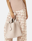 Reversible Tote bag BAG08 M - 320710 Rose Silver | Rose Silver | Bag | Ilse Jacobsen