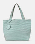 Reversible Tote bag BAG08 M - 417715 Beach Glass Metallic Mint | Beach Glass Metallic Mint | Bag | Ilse Jacobsen