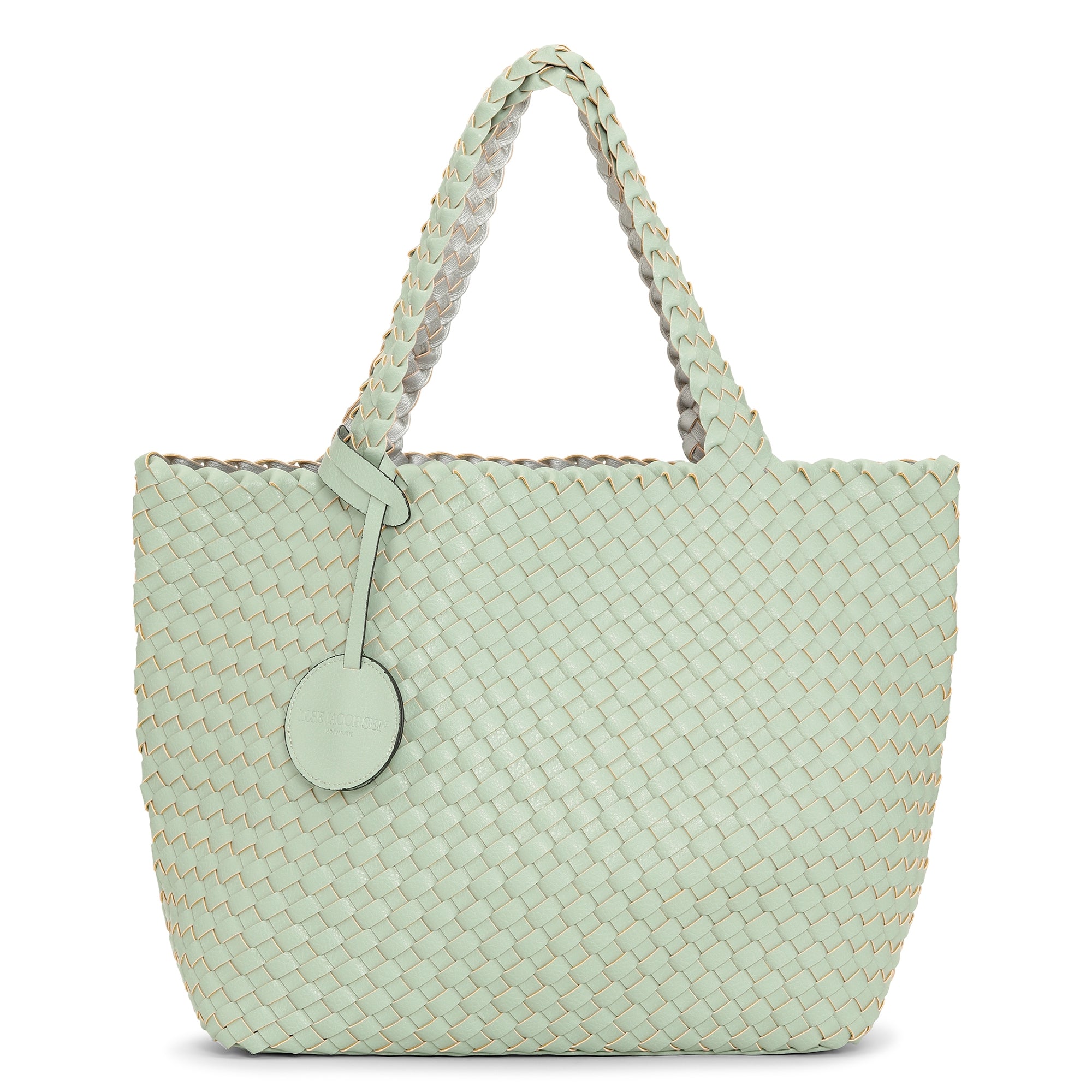 Reversible Tote bag BAG08 M | Bleach Silver | Bag | Ilse Jacobsen