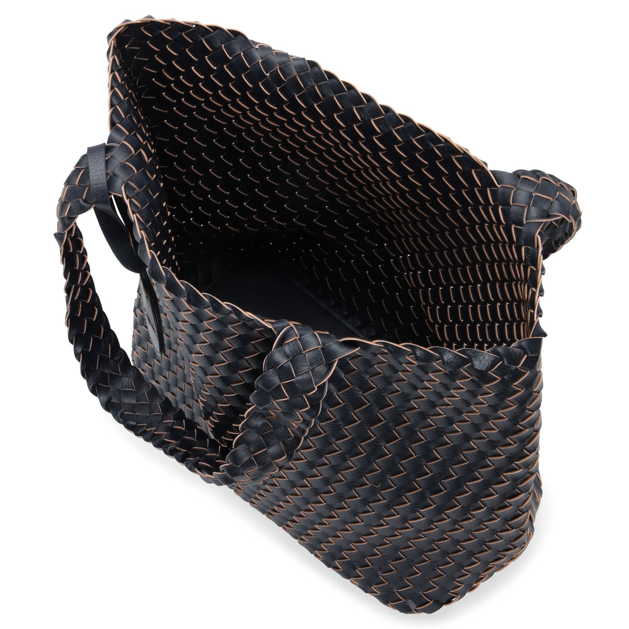 Reversible Tote Bag BAG08 M | Dark Indigo Dark Indigo | Bag | Ilse Jacobsen